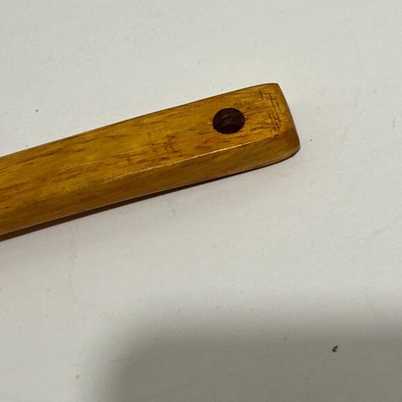 Vintage Handcrafted Wooden Serving Set Bowls Trays Dipper Dark Brown 5 Piece - Picture 14 of 16